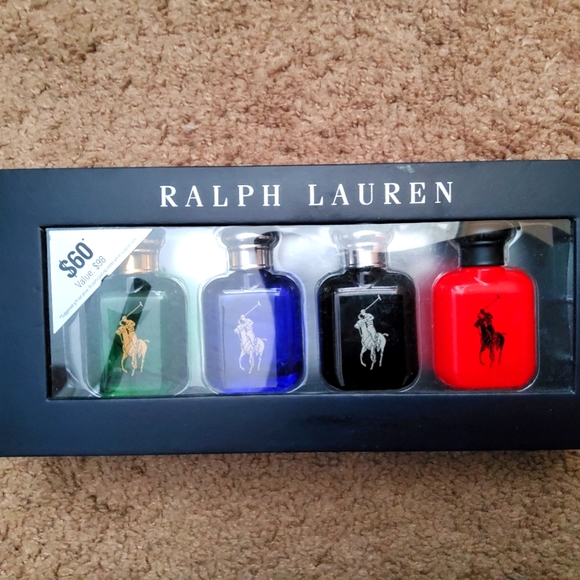 Ralph Lauren Other Ralph Lauren Mens Cologne 4 Piece Mini Set 5 Fl